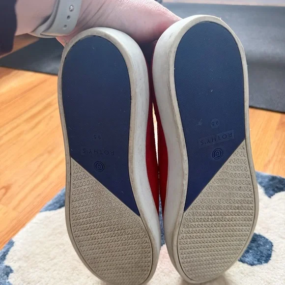 Rothy's Red Slip on sneakers size 9.5 - Picture 4 of 5